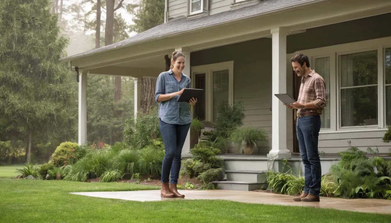Homeowner reviewing a written tree quote with a local provider in the Gresham area